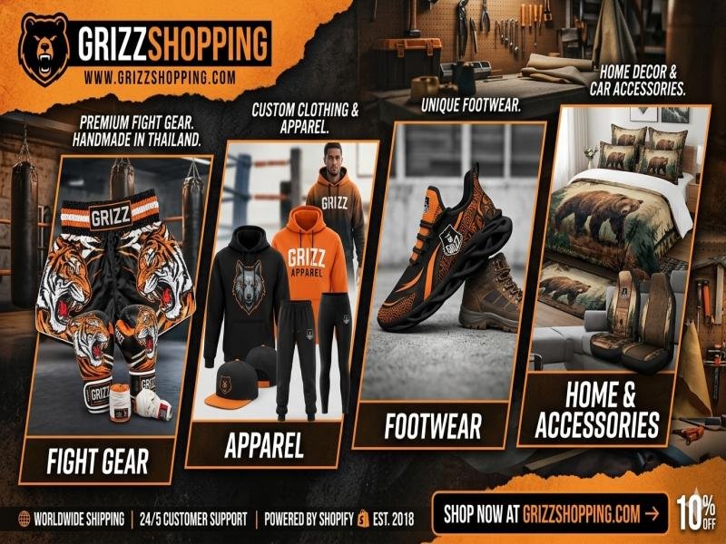Grizz Shopping Fashion And Lifestyle Store. Trendy Apparel Accessories And Premium Online Shopping Destination