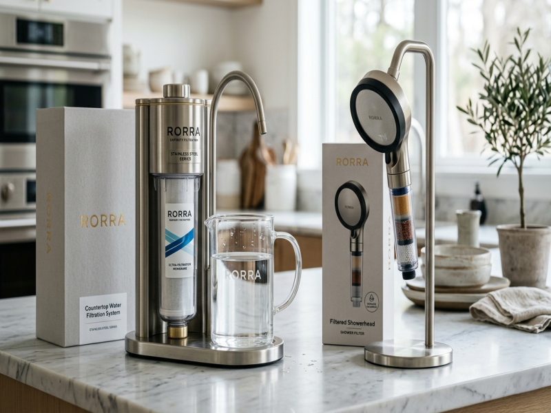 Rorra Water Filtration Review. Complete Guide to Countertop Filters Shower Filters and Home Water Wellness Products