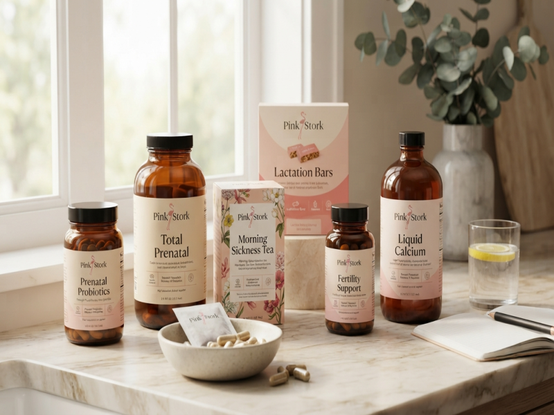 Pink Stork  Women’s Wellness Products and Total Prenatal Vitamin Guide